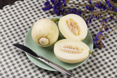 甘甜可口,富含维生素的夏季水果景甜甜瓜