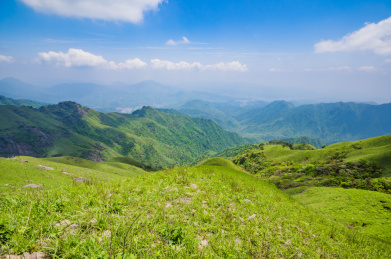 江西省萍乡市武功山高山草甸自然风光