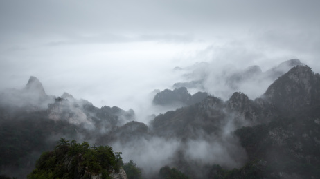 中国河南鲁山尧山自然风光