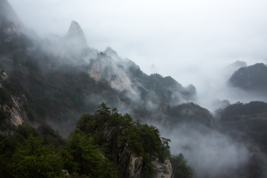 中国河南鲁山尧山自然风光