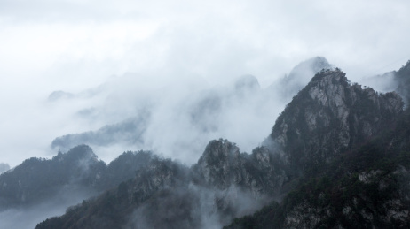 中国河南鲁山尧山自然风光