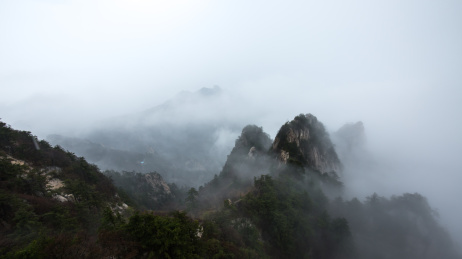 中国河南鲁山尧山自然风光