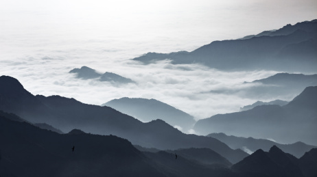 中国河南鲁山尧山自然风光