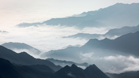 中国河南鲁山尧山自然风光