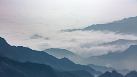 中国河南鲁山尧山自然风光