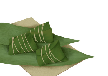 手绘端午节粽子