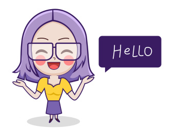 可爱卡通角色插画Q版大头漫画