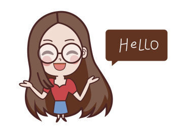 可爱卡通角色插画Q版大头漫画