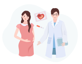 新妈妈做产检 医生讲解知识