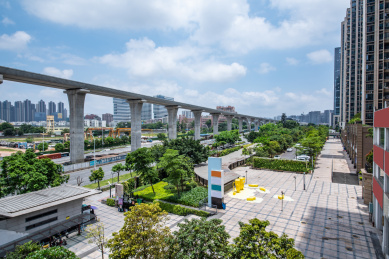深圳市龙华线地铁龙胜站的房地产楼盘
