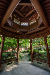 中国浙江省杭州市连横纪念馆-中式传统建筑