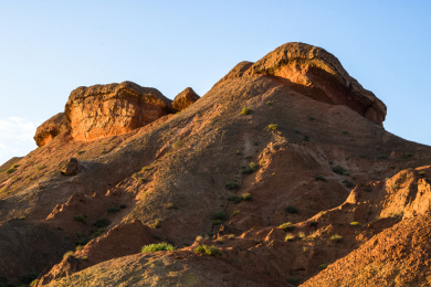 甘肃省张掖市张掖丹霞国家地质公园雨后丹霞