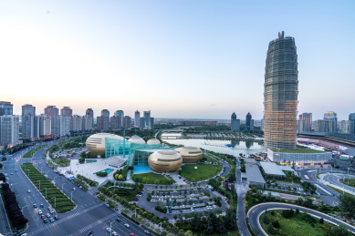 中国河南省郑州市城市风光