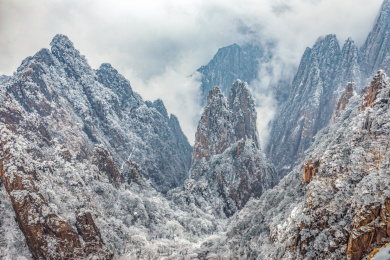 中国安徽黄山市黄山自然风景区