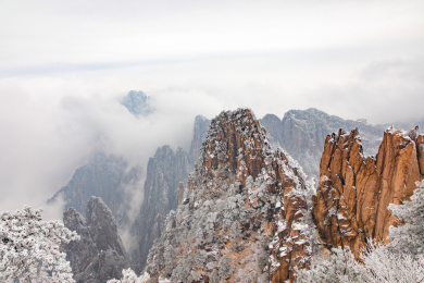 中国安徽黄山市黄山自然风景区