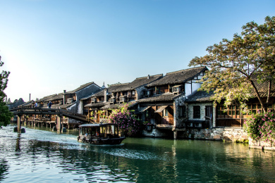 中国浙江省嘉兴乌镇风景区