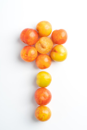 新鲜的水果 酸甜可口的李子