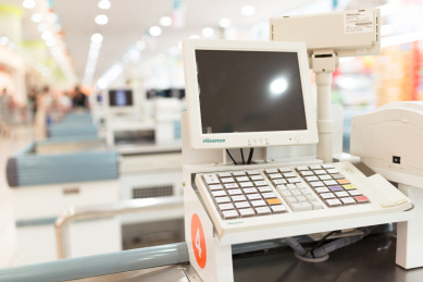 电子设备付款机