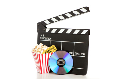 电影票爆米花的组合