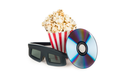 电影票爆米花的组合