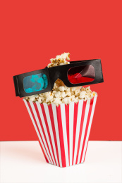 电影票爆米花的组合