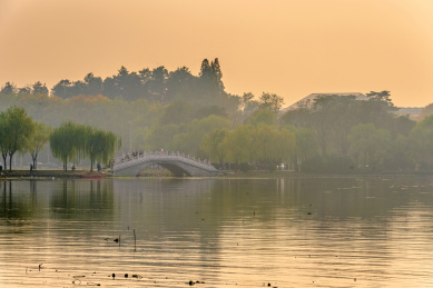 中国湖北武汉东湖听涛景区