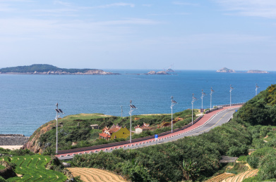 中国福建平潭岛环海岛公路