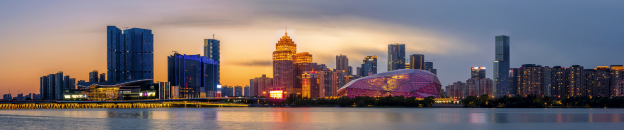 中国辽宁沈阳盛京大剧院全景风光