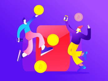 邀请好友获得奖励，抢红包优惠券矢量扁平插画