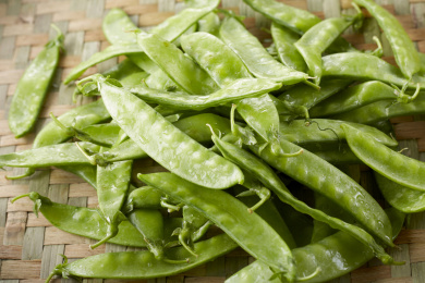 新鲜的食材，荷兰豆