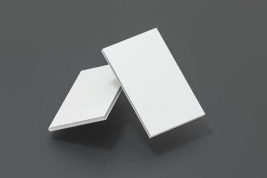 硬皮封面的空白本子宣传册，三维渲染