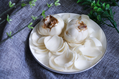 洁白如玉的香甜爽口兰州鲜百合