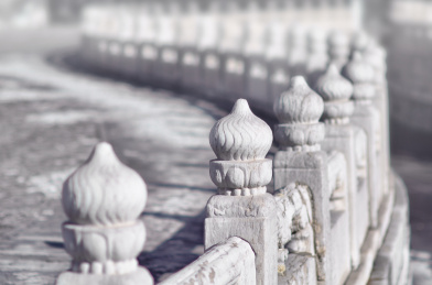 北京故宫紫禁城殿外石护栏