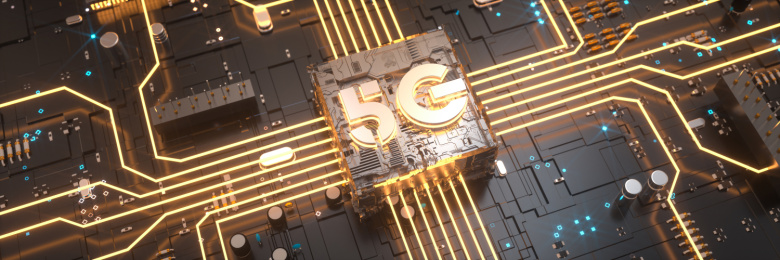 科技5G第五代移动通讯网络技术海报背景