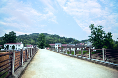 中国江西景德镇乡村农家建筑景观