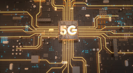 科技5G第五代移动通讯网络技术海报背景