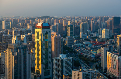中国福建省厦门市思明区城市风光