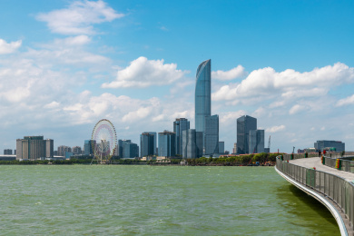 苏州市环金鸡湖路，湖东国际金融中心