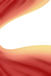  小清新风格红绸红旗插画元素