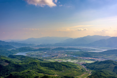 中国东北辽宁本溪桓仁县县城