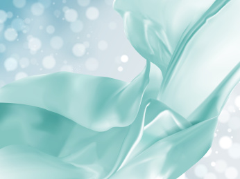 松石绿闪亮光晕丝绸背景