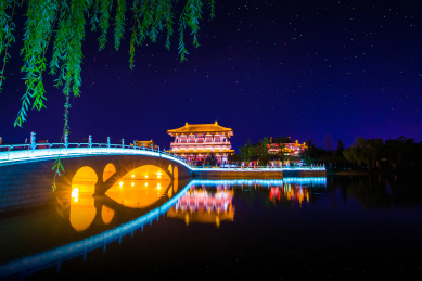 陕西省西安市大唐芙蓉园望春阁