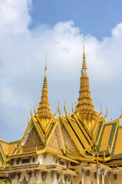 东南亚柬埔寨首都金边大皇宫