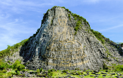 东南亚泰国春武里七珍佛山