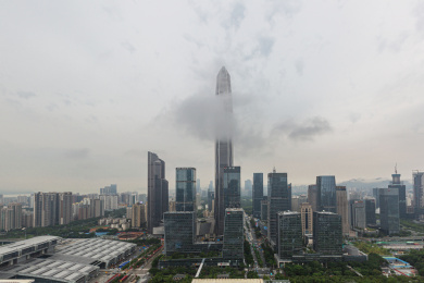 中国广东省深圳市城市风光