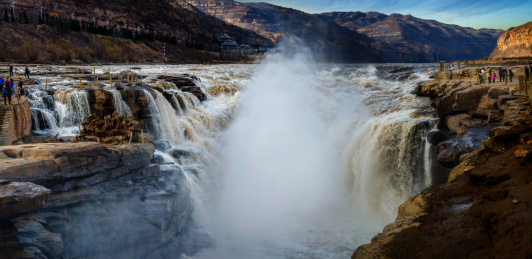 中国陕西省延安市壶口瀑布