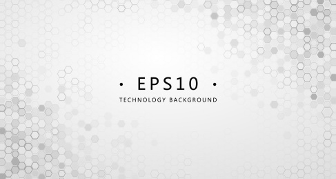  分子结构的抽象背景、云技术抽象图形设计、灰色矢量背景海报。