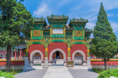 中国北京北海公园小西天极乐世界建筑风光