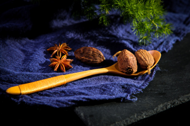 中国菜传统调味香料草果大料