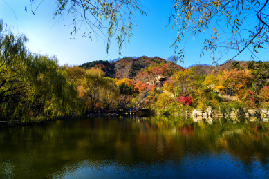 山东省济南市九如山瀑布群风景区
